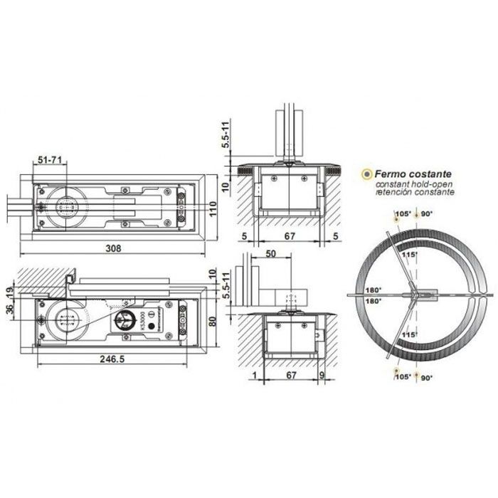 Vloerveer CASMA 25KS3000