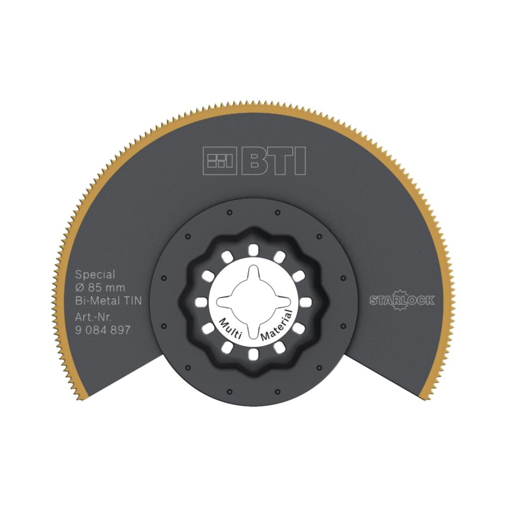 Segmentzaagblad Bimetaal-Titanium diameter 85mm